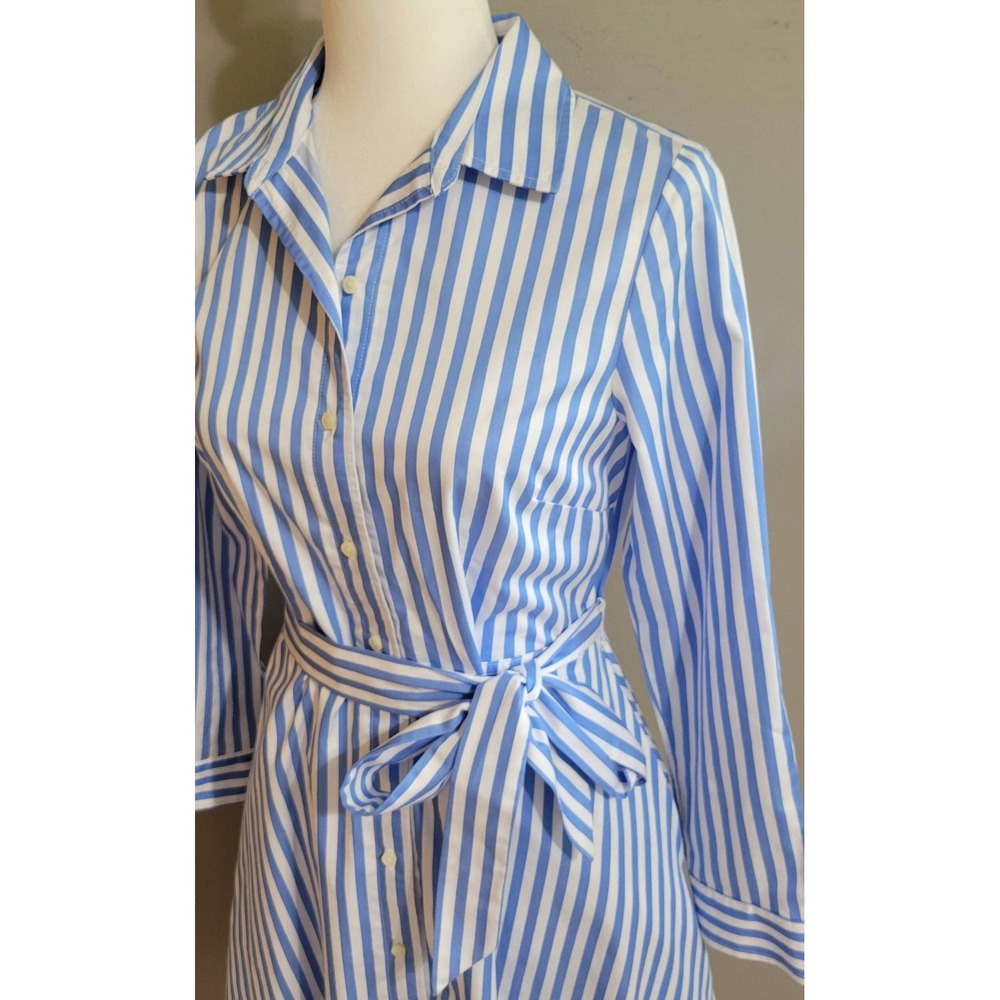 Talbots Classic Poplin Button-Down Shirt Dress - Picture 5 of 7